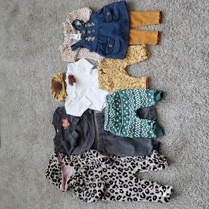 Baby Girl Footed onesie and matching sets